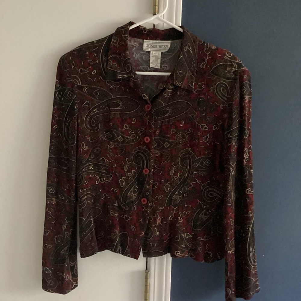 Vintage Jones Wear Women M button down